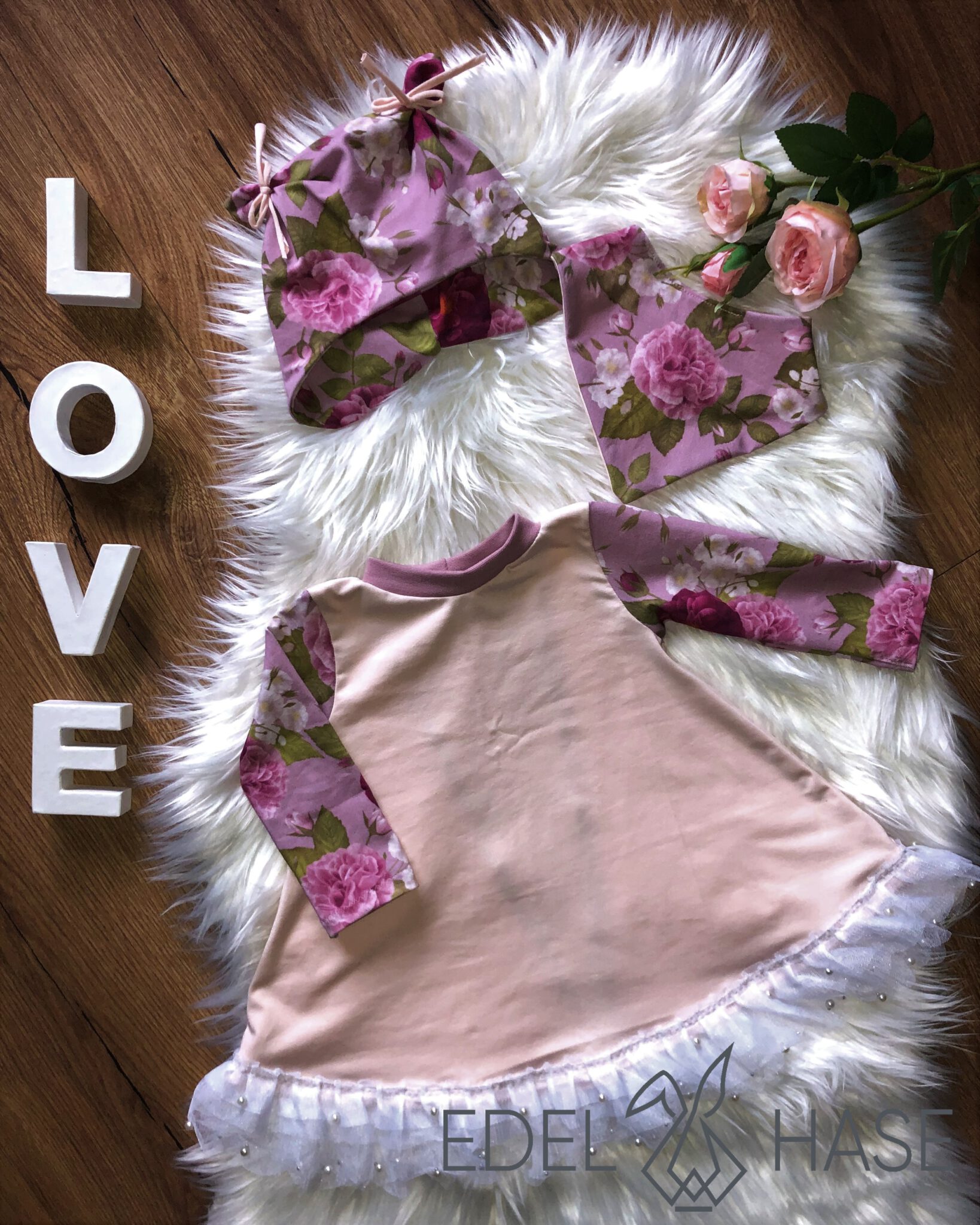 Mädchen-Set aus Jersey