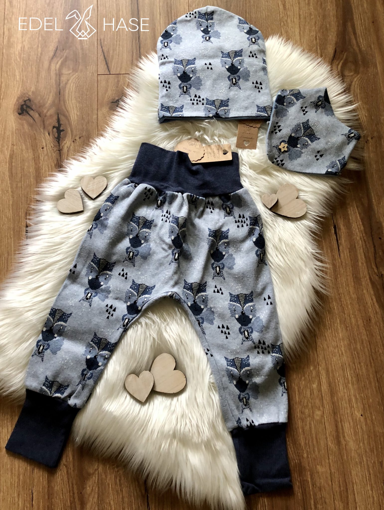 Kleinkind Set Jacquard-Sweat